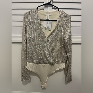 H&M sequin bodysuit